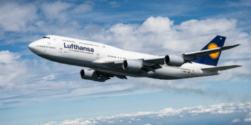 Flugzeug über Nahost zur Flugsicherheit