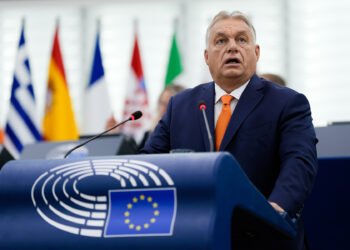 Ministerpräsident Viktor Orbán bei der Wahl in Ungarn