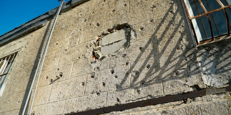 Drohnenfragmente nach einem Russischer Angriff in Rumänien