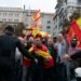 Heftige Zusammenstöße während einer Eskalation beim Protest in Spanien
