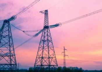 Techniker reparieren das ukrainische Stromnetz in einer Krisenregion