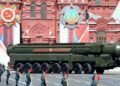 Belarus führt gemeinsam mit Russland Atomwaffenübungen an der NATO-Grenze durch 29 Das Raketensystem Iskander-M während der Atomwaffenübungen in Osteuropa.