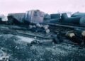Unfallstelle nach Zugunglück in Belgien