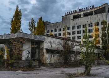 Strahlungsmessung nach Brände in der Nähe von Tschernobyl