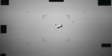Infrarot-Aufnahme eines Flugobjekts aus den UFO-Akten
