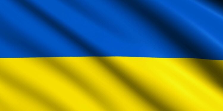 Soldaten koordinieren die Verteidigung in der Ukraine