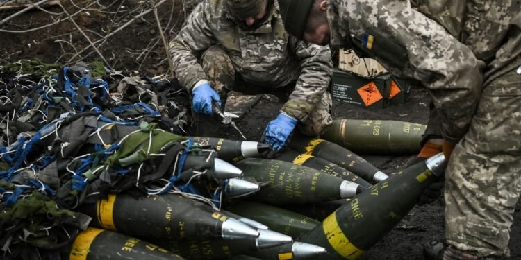 Neue Artilleriegranaten für die ukrainischen Streitkräfte