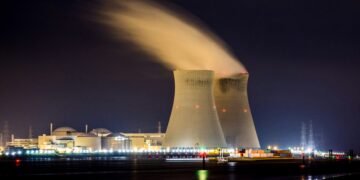 Totale der Reaktorblöcke vom Atomkraftwerk Saporischschja