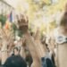 Großer Protest von Aktivisten gegen den Bau von Gaskraftwerken in Hamm