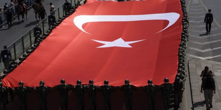 KAAN Kampfflugzeug der Türkei mit Triebwerk