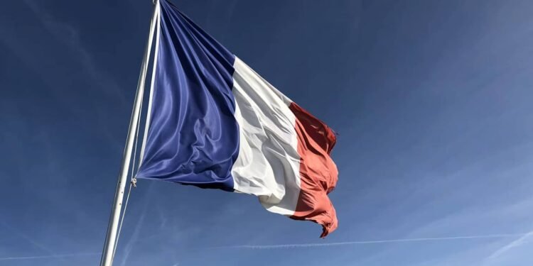 Flagge von Burkina Faso im Wind