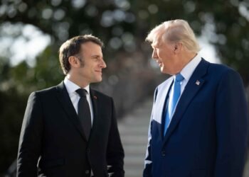 Emmanuel Macron empfängt Donald Trump