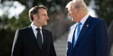 Emmanuel Macron empfängt Donald Trump