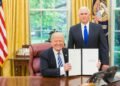 Donald Trump spricht über Iran Abkommen