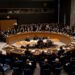 UN-Sicherheitsrat Abstimmung in New York Gebäude