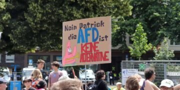 AfD Parteitag Erfurt Polizeipräsenz