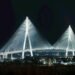 Die Gordie Howe Brücke verbindet Kanada und die USA über den Detroit River