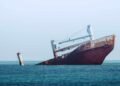 Ein beschädigtes Frachtschiff ist vor der Küste von Odesa gesunken