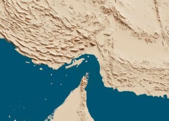 Iranische Rakete in der Straße von Hormus