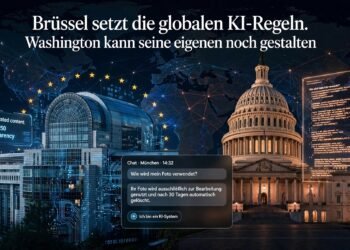 Brüssel setzt die globalen KI-Regeln: Washington kann seine eigenen noch gestalten